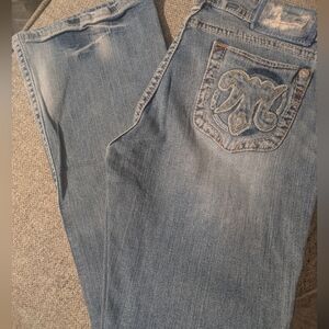 Women's MEK Light Color Boot Cut Jeans.